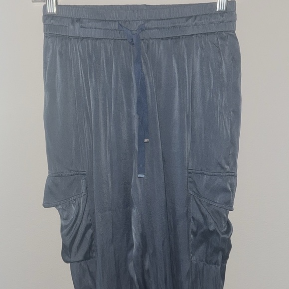 CAMI NYC - Elsie Silk jogger cargo pants Sz XS Color Aegean - Picture 5 of 16